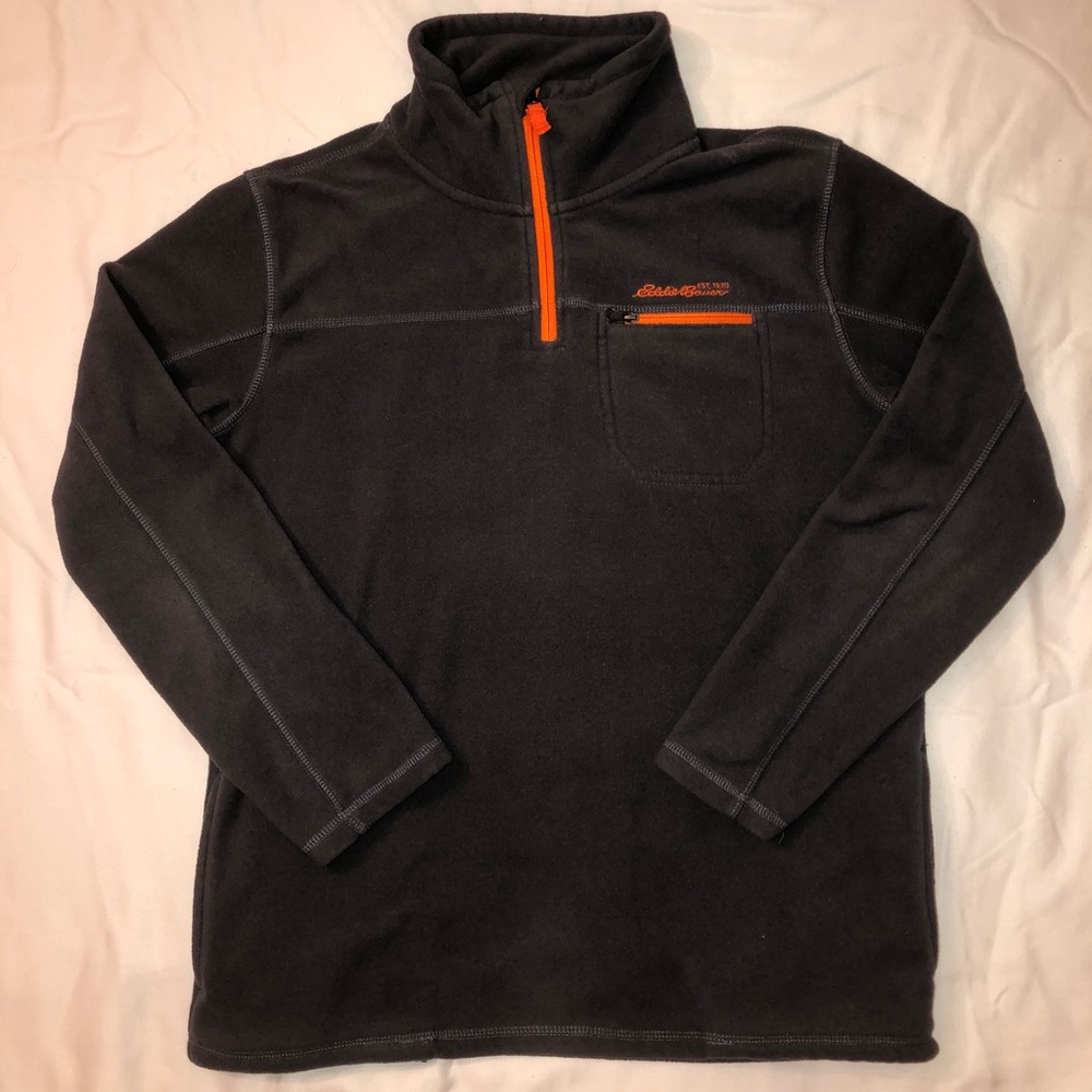 EDDIE BAUER kids fleece quarter zip